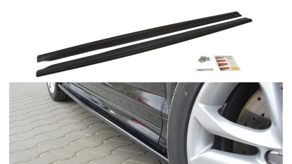 Bardzo popularny produkt - Dokładka Audi S3 8P Progi Gloss Black