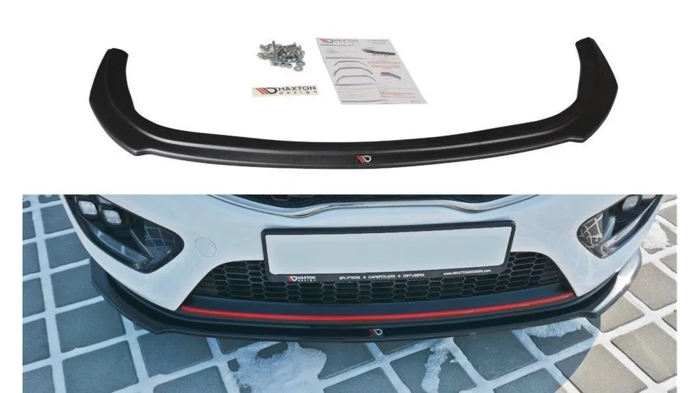 Szybka dostawa - Splitter Kia Ceed II GT GT-Line Proceed przód v.1 Gloss Black