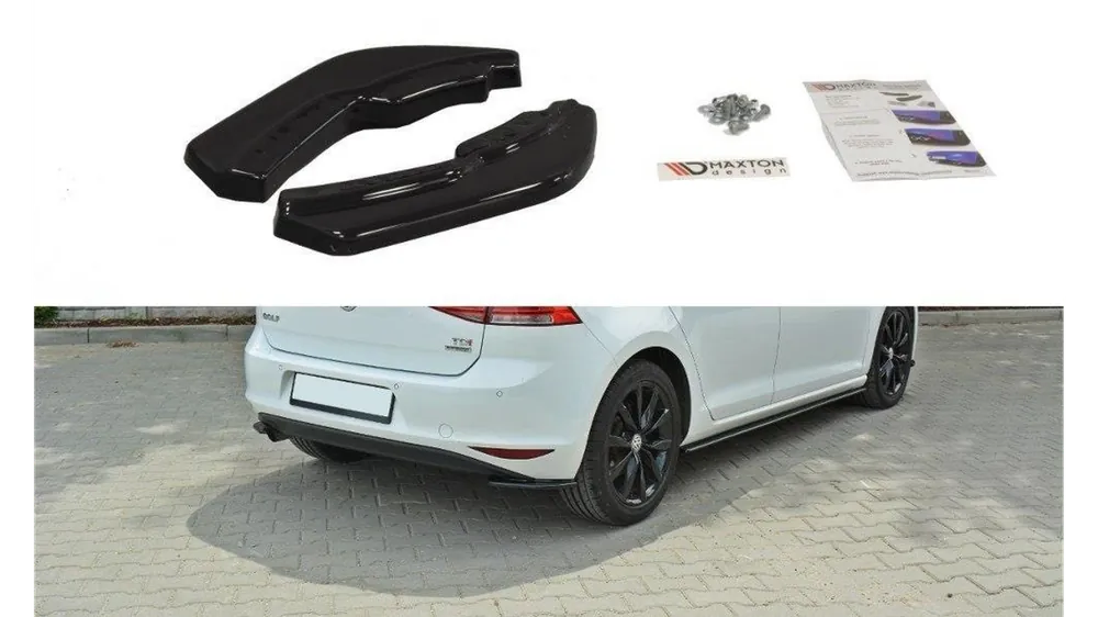 Wyprzedaż | Splitter Volkswagen Golf 7 Tył Gloss Black