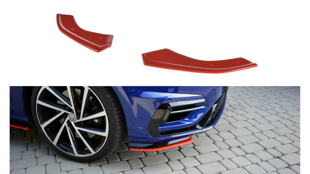 Dodaj do koszyka - Splitter Volkswagen Golf 7 Facelift R przód v.8 Gloss Black