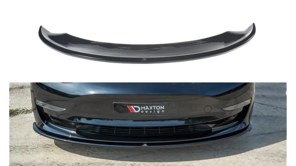 Nowość w asortymencie - Splitter Tesla Model 3 przód Gloss Black