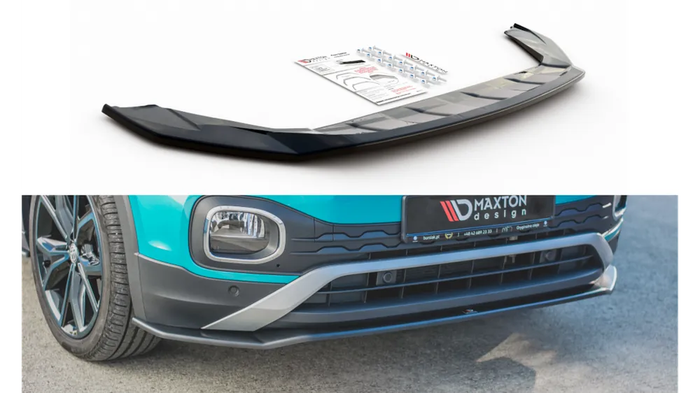 Hit sprzedażowy | Splitter Volkswagen T-Cross przód Gloss Black