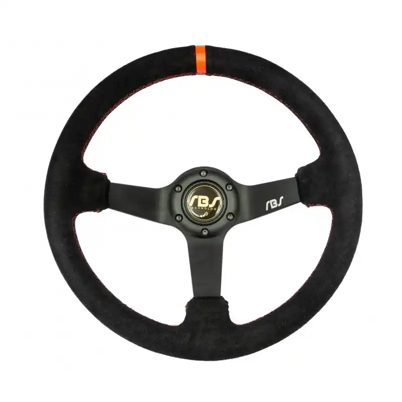 Jakość premium - KIEROWNICA SPORTOWA 35CM ZAMSZ M4